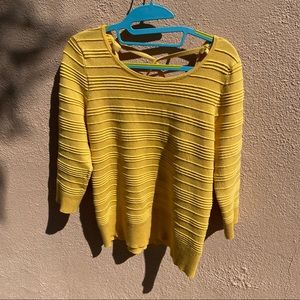 Yellow Top, Strappy Back